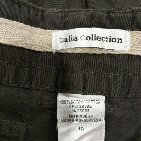 Dalia collection chocolate brown capris - Picture 6 of 6